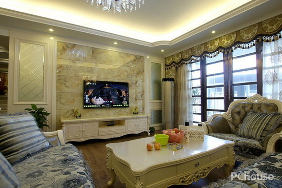 欧式风格的客厅隔断墙设计，让你的空间更丰富